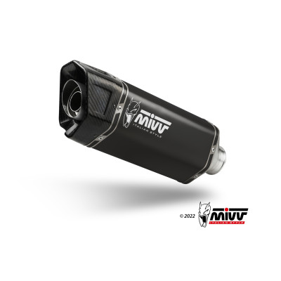 MIVV | Full exhaust system SR-1 Stainless Black for Aprilia RS 457 2025 -  (Bundle Kit)