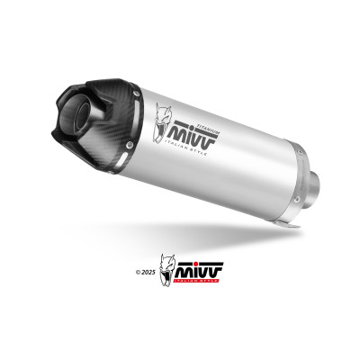 MIVV | Slip-On exhaust AK-1 Titanium for Kawasaki Z900 2025 -