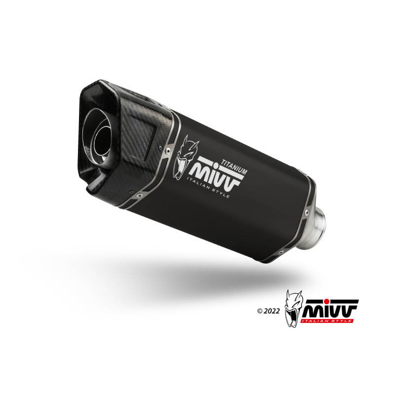 MIVV | Slip-On exhaust SR-1 Titanium black for Honda CB 1000 HORNET 2025-