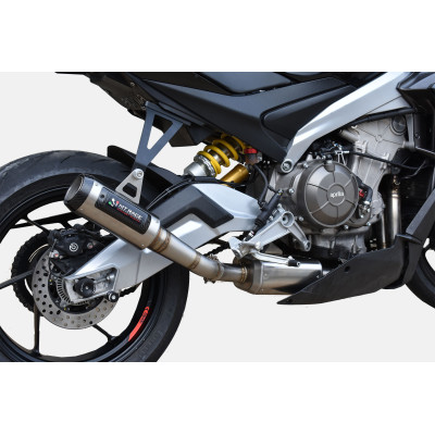 MT RACE | Complete GP-3 race exhaust in satin steel for Aprilia RS 660 TUONO 2020-