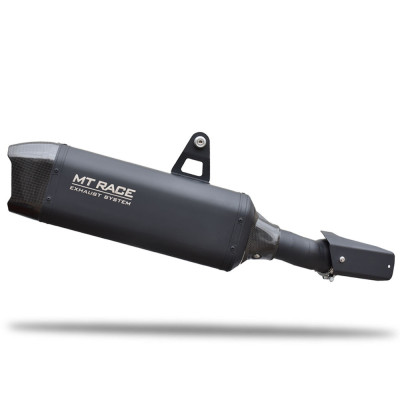 MT RACE | Slip-on EEC approved MAGNUM BLACK steel for BMW R 1250 GS 2019-