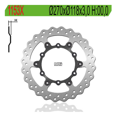NG Brakes | Floating Font brake disc Ø270 (1153X)